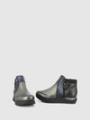 Botins com Fecho em Prateado